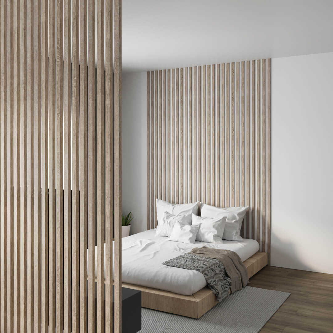 Интерьерная рейка МДФ STELLA Бриона Дуб Винтаж 16*40*2700 (уп.8 шт.) Standart STSR-803 - Вид №6