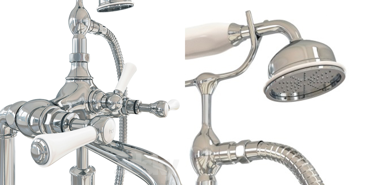 Смеситель для ванны Staffordshire 12 STA-12-PC Victoria + Albert STA12PC - Вид №2