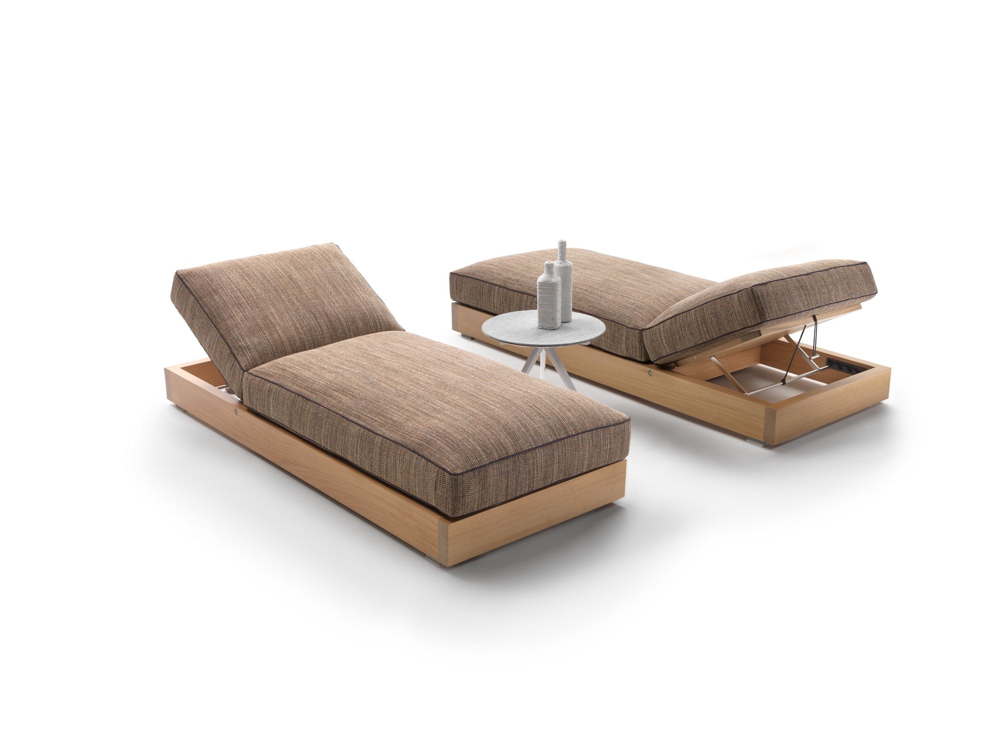 Тканевая Садовая кровать с основанием iroko Flexform Hamptons ARCH-00149205 - Вид №3