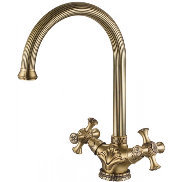 Zorg A 6004K-BR бронза Смеситель для кухни Zorg 328 х 194  - Вид №1