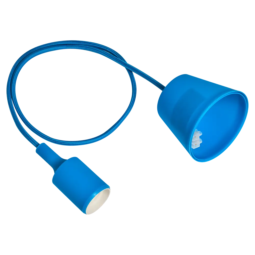 Люстра подвесная 1 лампа 6 м² цвет синий Santreyd STLM-2177269