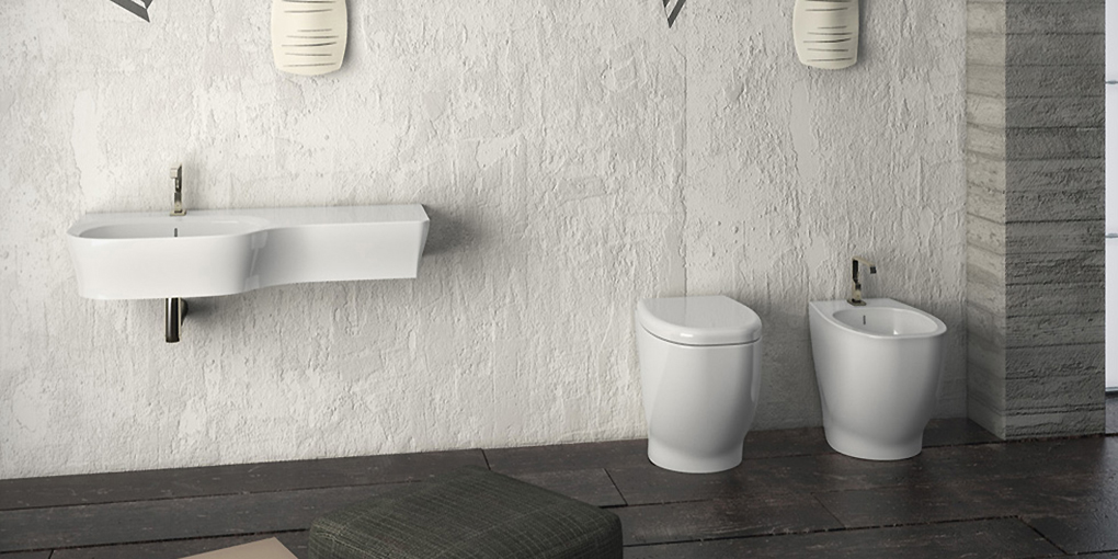 WG00200001 Приставной унитаз напольный Белый Disegno Ceramica Weg Италия - Вид №1