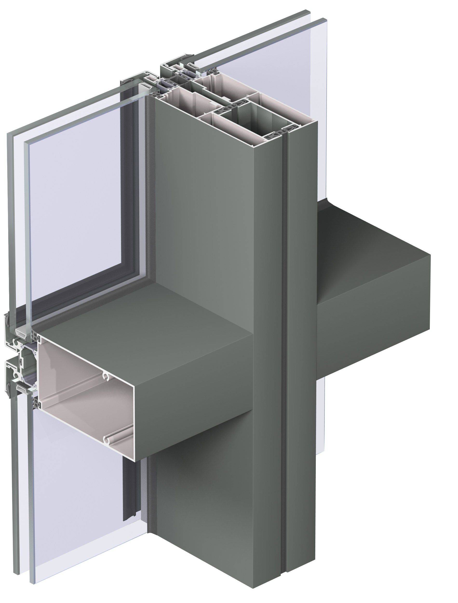 Алюминиевая система навесной стены Reynaers Aluminium ConceptWall ARCH-00093759 - Вид №18