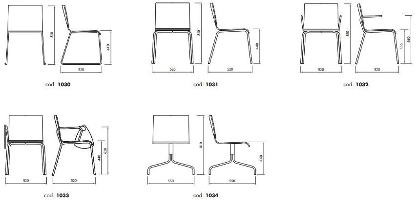 ALMA DESIGN Деревянный стул со встроенной подушкой Casablanca sun-id-1358817 - Вид №3