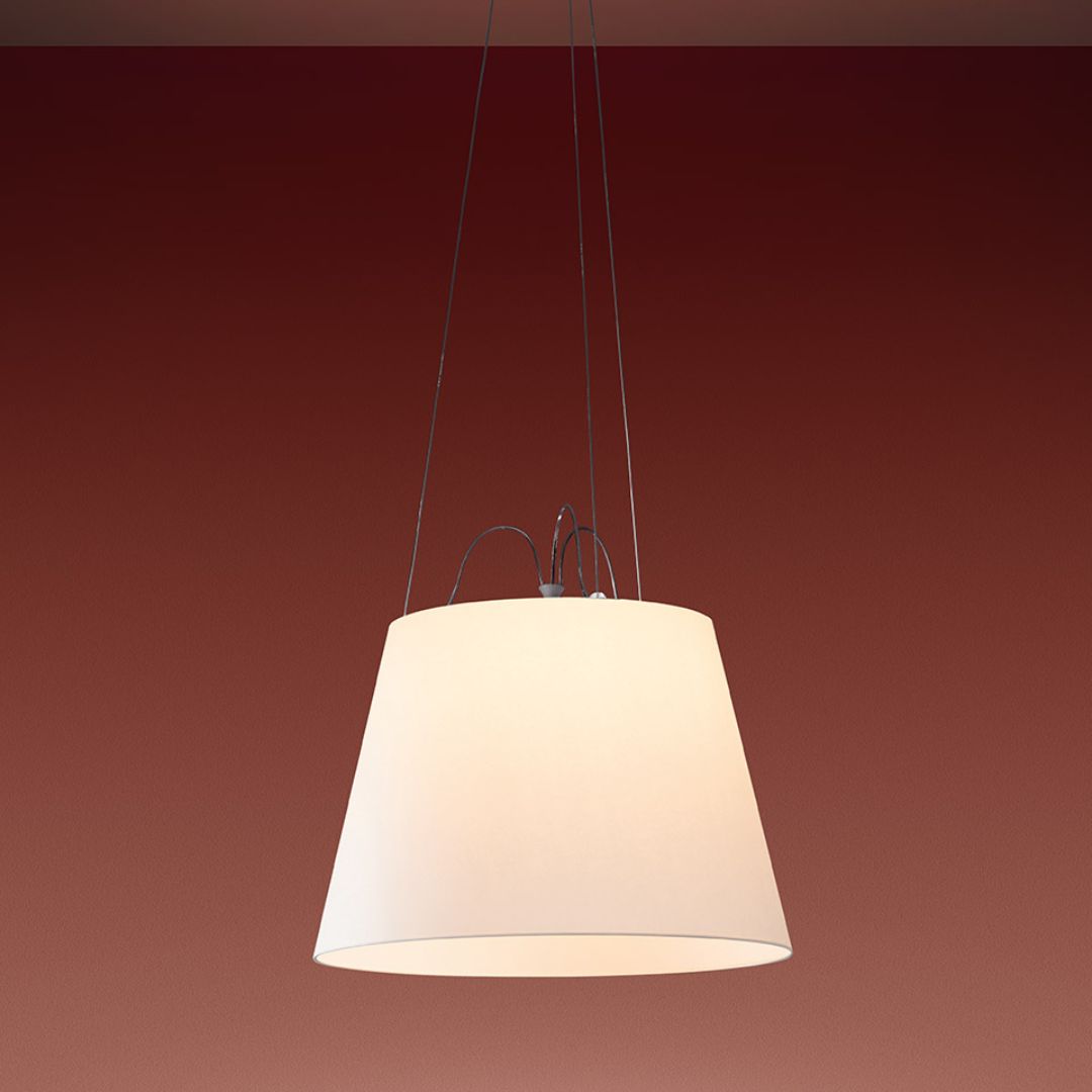Люстра подвесная с абажуром бежевый Frezia Light 90004 FREZIA LIGHT ДИЗАЙНЕРСКИЕ 00-3953640 Бежевый  - Вид №1