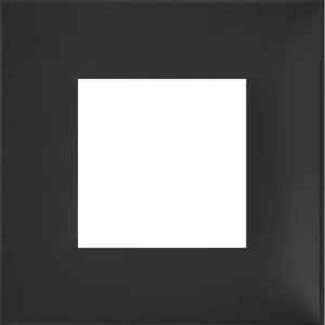 Рамка для розеток и выключателей DKC Avanti 1 пост цвет черный матовый