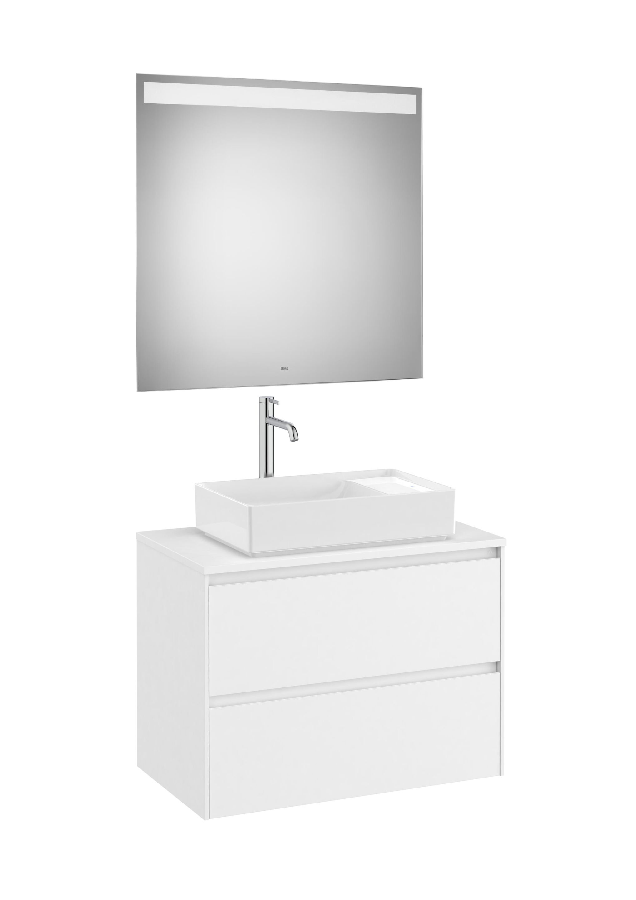 Деревянный одиночный умывальник с зеркалом Roca Ona ARCH-00036665 - Вид №34