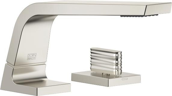 13714705-06_1_20005705-06_1_20005706-06_1 Смеситель для умывальника на три отверстия без сливного гарнитура - платина матовая Dornbracht CL.1