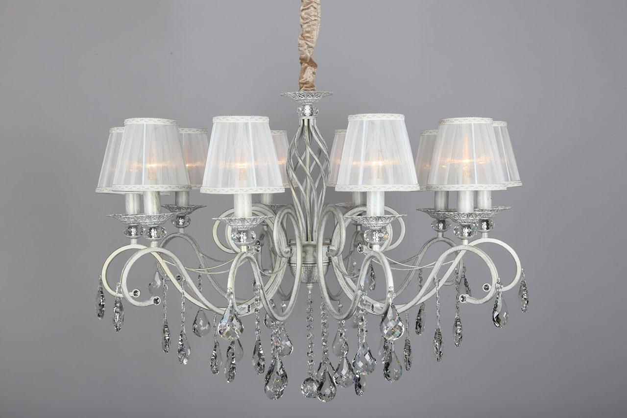 Подвесная люстра Omnilux OML-79103-10 OMNILUX ДИЗАЙНЕРСКИЕ 186448 Белый  - Вид №2