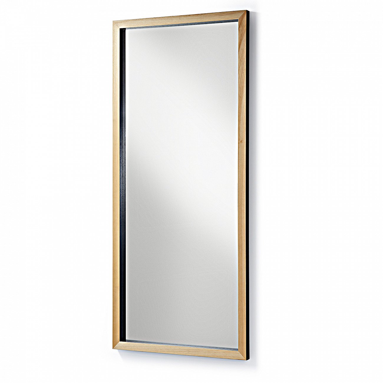 Зеркало в прихожую настенное бежевое Drop 78x178 см от La Forma LA FORMA DROP 342817 Черный - Вид №1