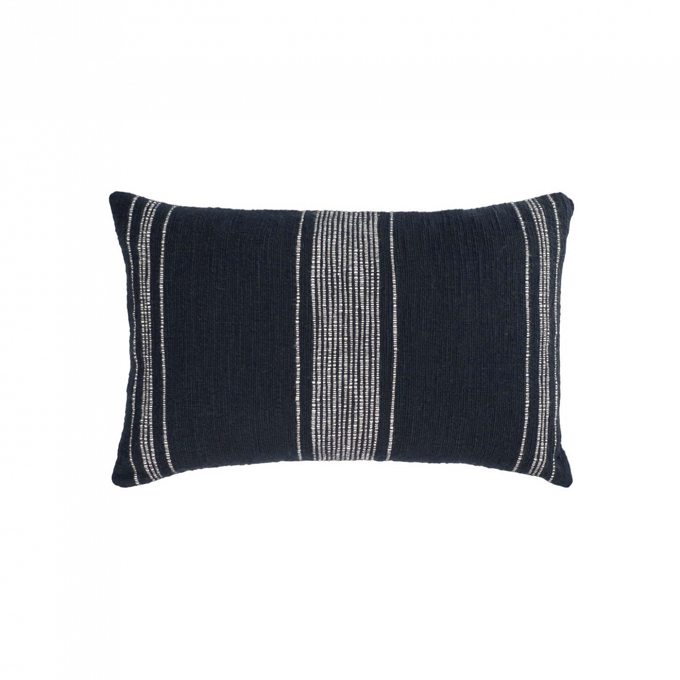 108438 Хлопковая наволочка в черно-белую полоску 30 x 50 см La Forma Adalgisa  - Вид №1