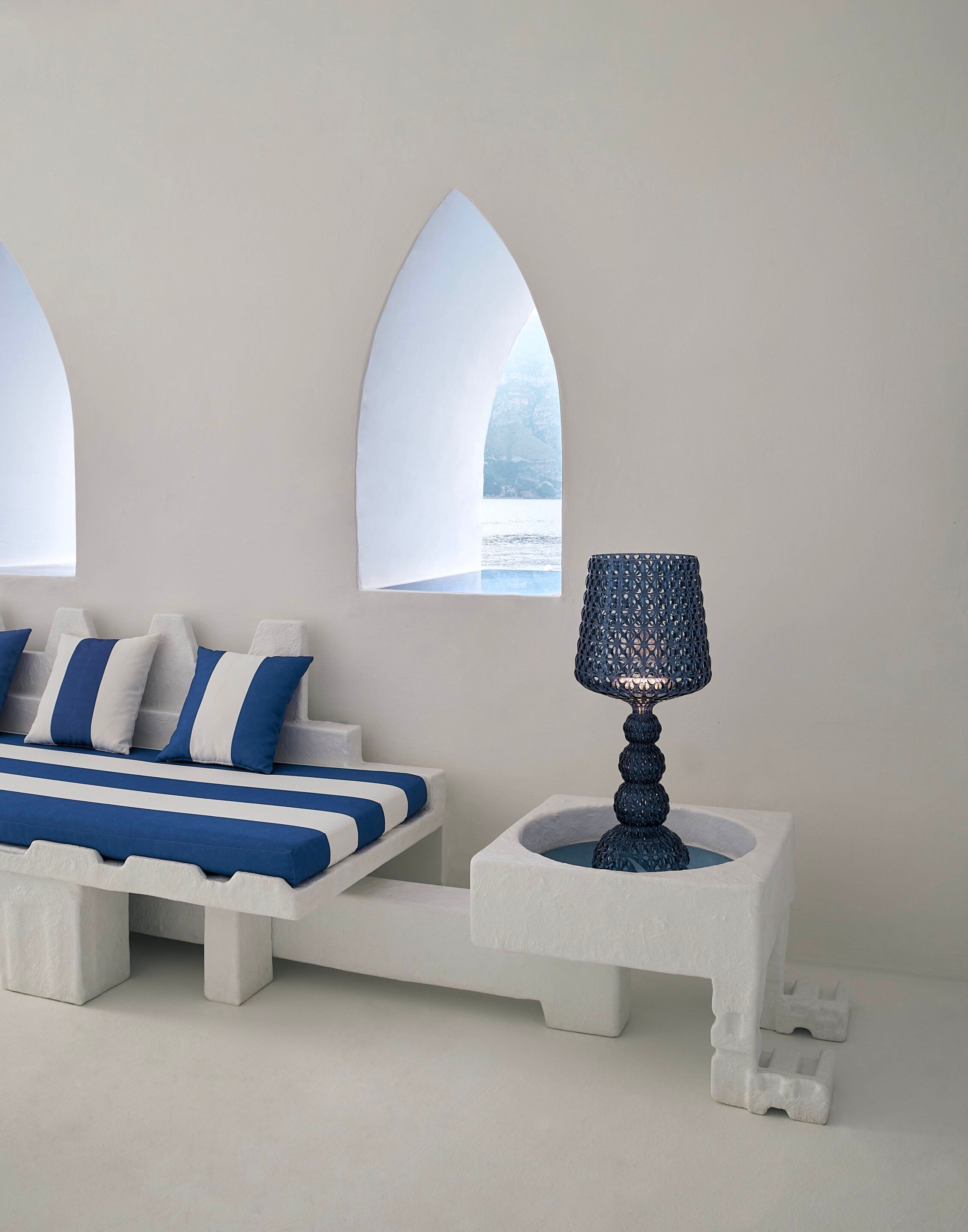 Поликарбонат затемнения светодиодные настольные лампы Kartell Кабуки ARCH-00082347 - Вид №5