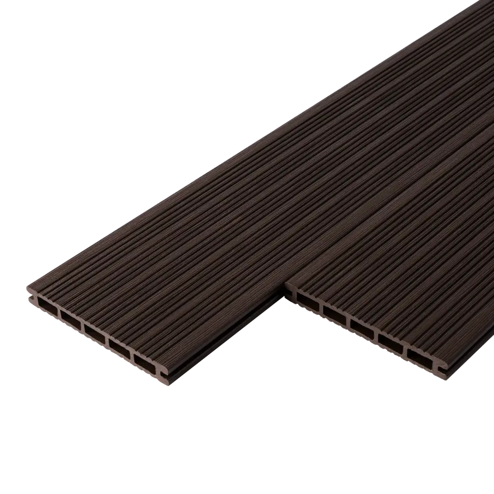 Террасная доска ДПК Freedeck цвет Венге 3000x150x17 мм вельвет 0.45 м² Santreyd STLM-2015558 - Вид №5