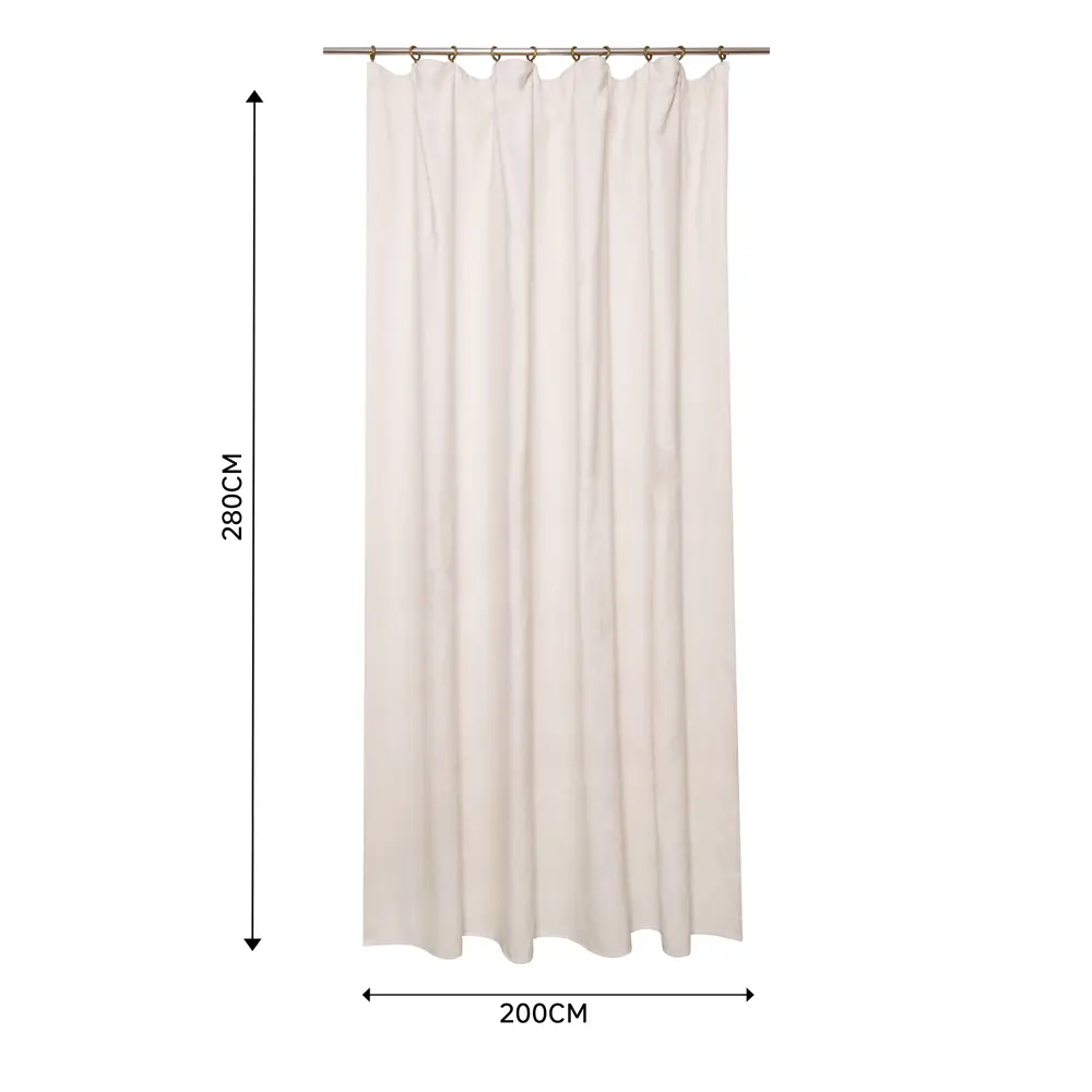 INSPIRE Adler - экологичная штора на ленте 200x280 см в бежевом тоне 88935282 STLM-1453560 - Вид №2