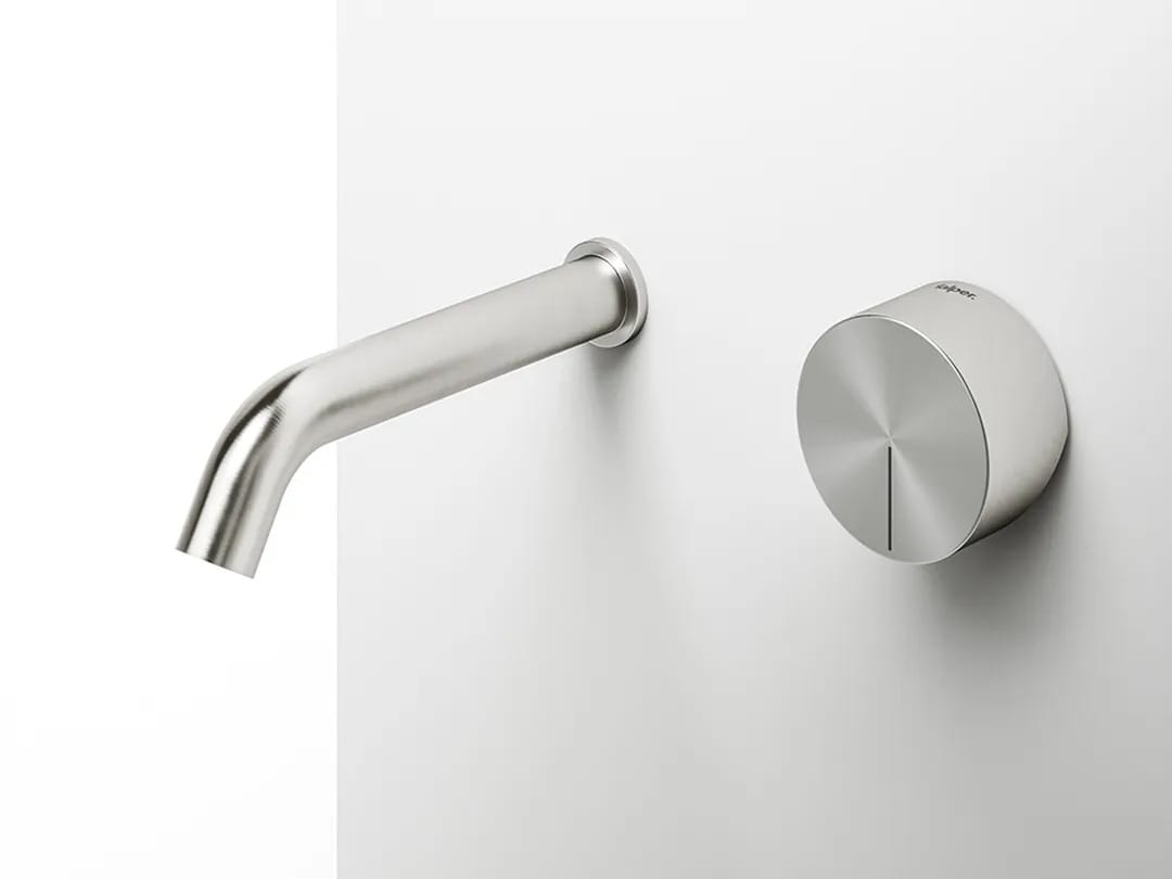 Настенный смеситель для раковины из нержавеющей стали с 2 отверстиями Falper водоносный горизонт ARCH-00072856