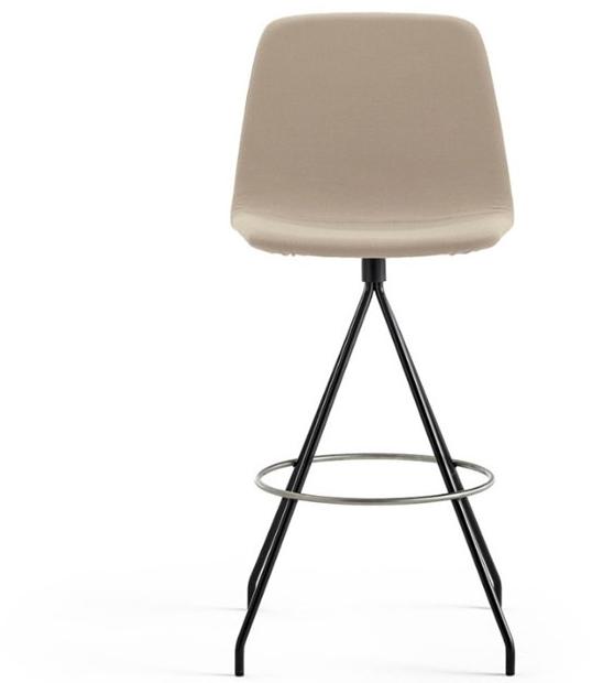 Viccarbe Табурет поворотный на жердочке из полипропилена Maarten plastic sun-id-1470590 - Вид №1