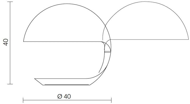 Martinelli Luce Вращающаяся настольная лампа из смолы Cobra 629 - Вид №10