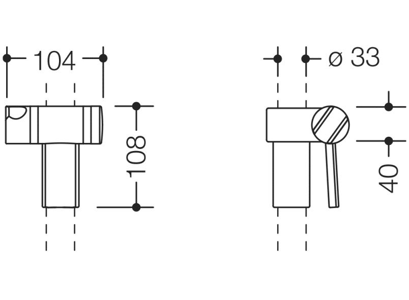805.33.E01 держатель для душа HEWI Ersatzteile  - Вид №1