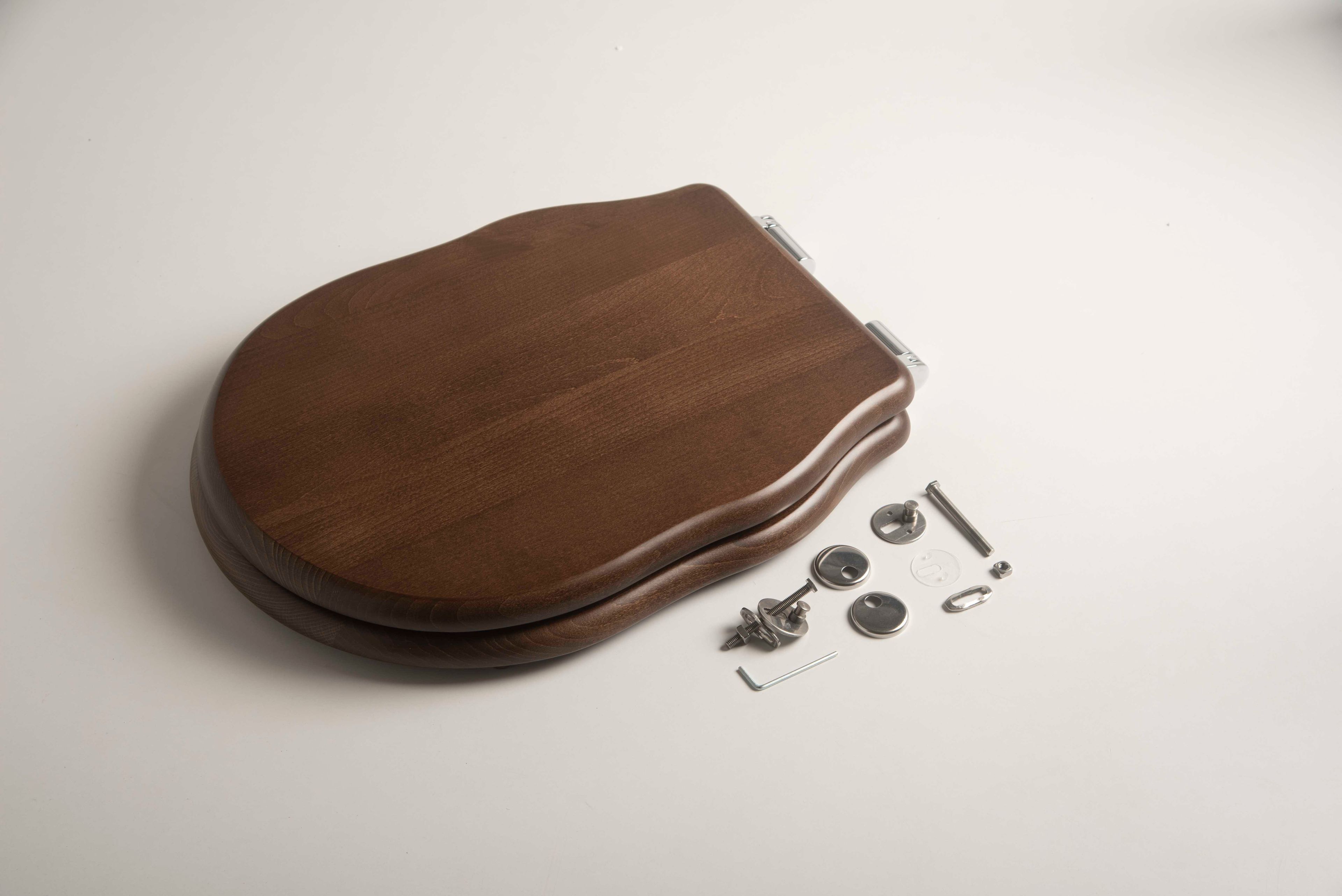 Сиденье для унитаза из грецкого ореха Alice Ceramica MC28N1S ARCH-00015913 - Вид №1