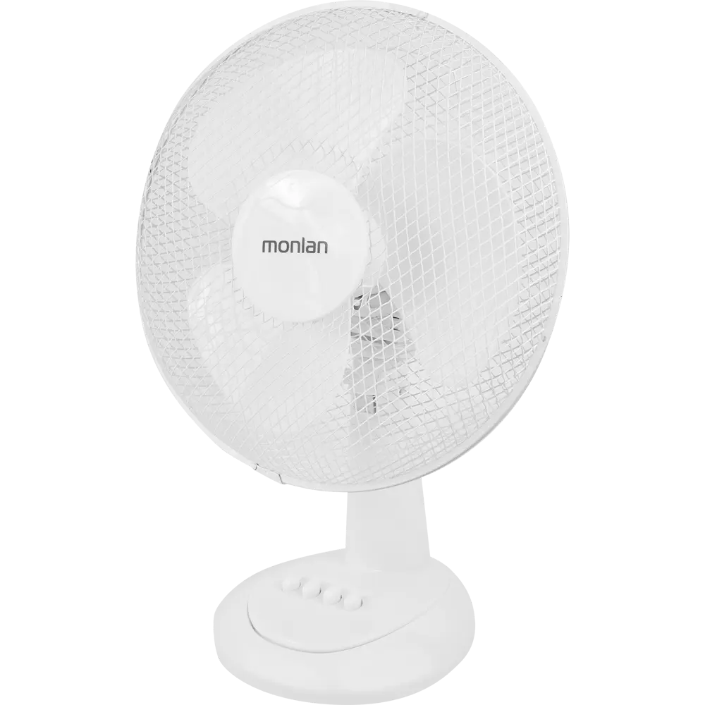Вентилятор настольный Monlan MT-40W 40 Вт 34 см цвет белый STLM-2078395