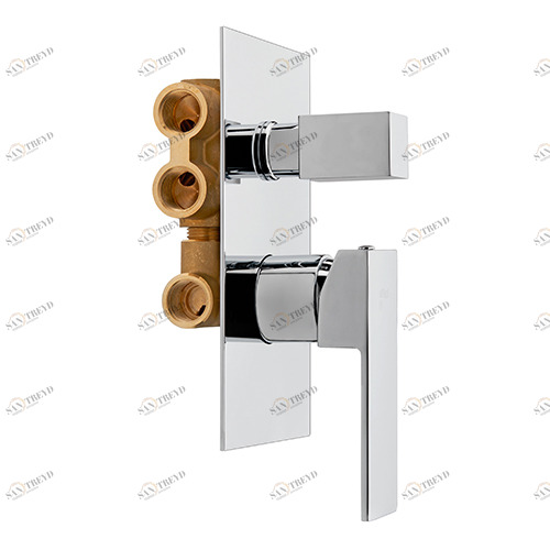 14186 Однорычажный смеситель для встроенного душа с четырьмя выходами, не адаптируемый к системе Uni-box EFFEPI RUBINETTERIE H-tre 