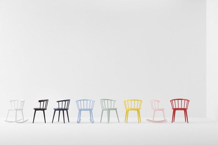 Billiani Стул из бука с подлокотниками W. 605 - Вид №4