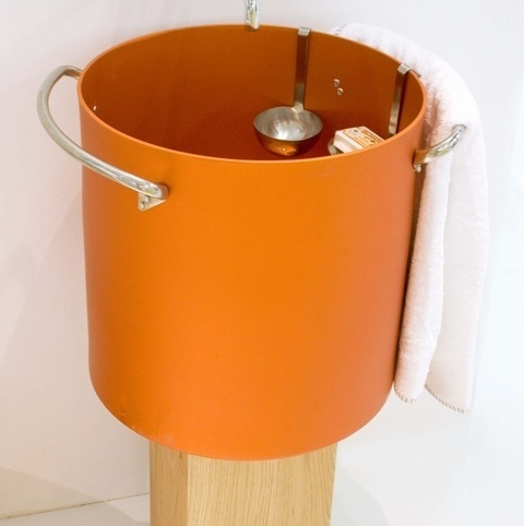 45490 Напольная раковина стоящая круглая Rapsel  - Вид №3