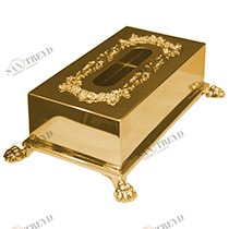 Контейнер для салфеток MIGLIORE Elizabetta ML.ELB-60.135.DO, золото 