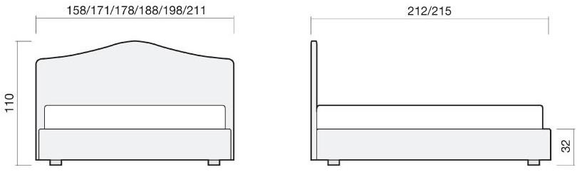 Chaarme Letti Съемная льняная кровать sun-id-1363323 - Вид №2