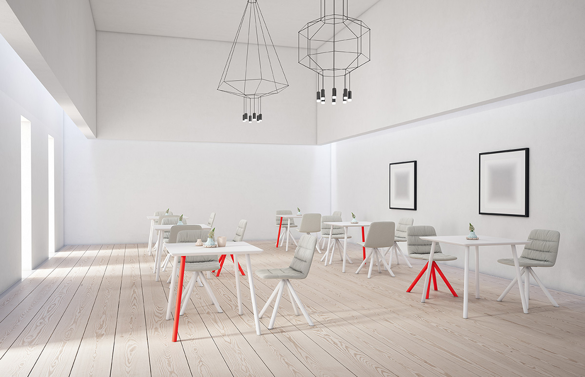 007424 Стол Viccarbe Maarten - Вид №3