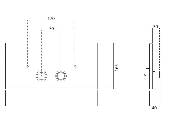 Панель управления для унитаза BLEU PROVENCE Industrialis ARCH-00153359 - Вид №5