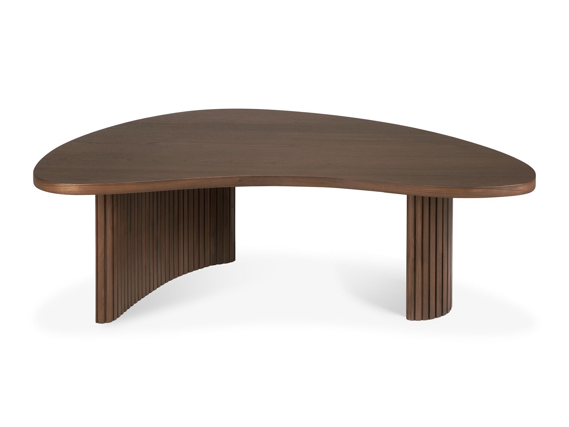 Низкий стол из тикового дерева Ethnicraft Boomerang ARCH-00148263