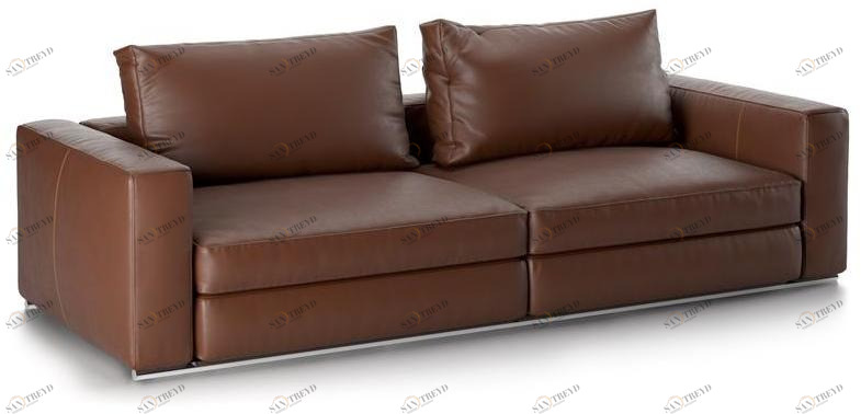 Natuzzi 2-х местный кожаный диван Dominio sun-id-1408524