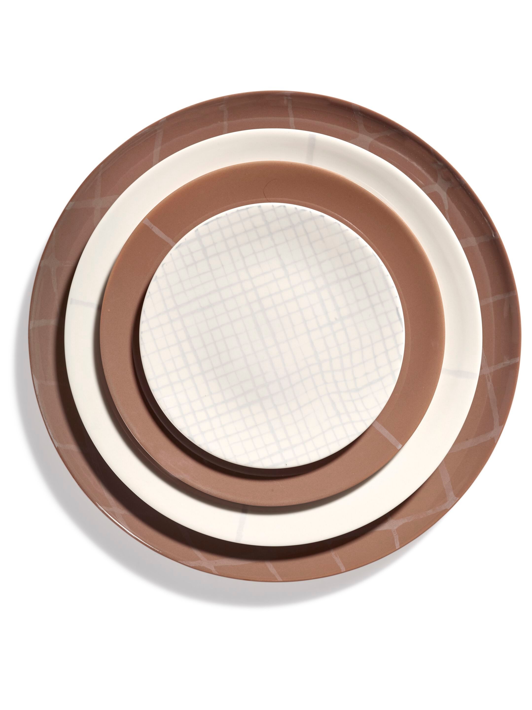 Фарфоровая плоская круглая тарелка Serax Zuma ARCH-00038614 - Вид №13