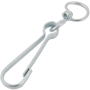 Карабин с вертлюгом тип А, оцинкованный, 70 мм