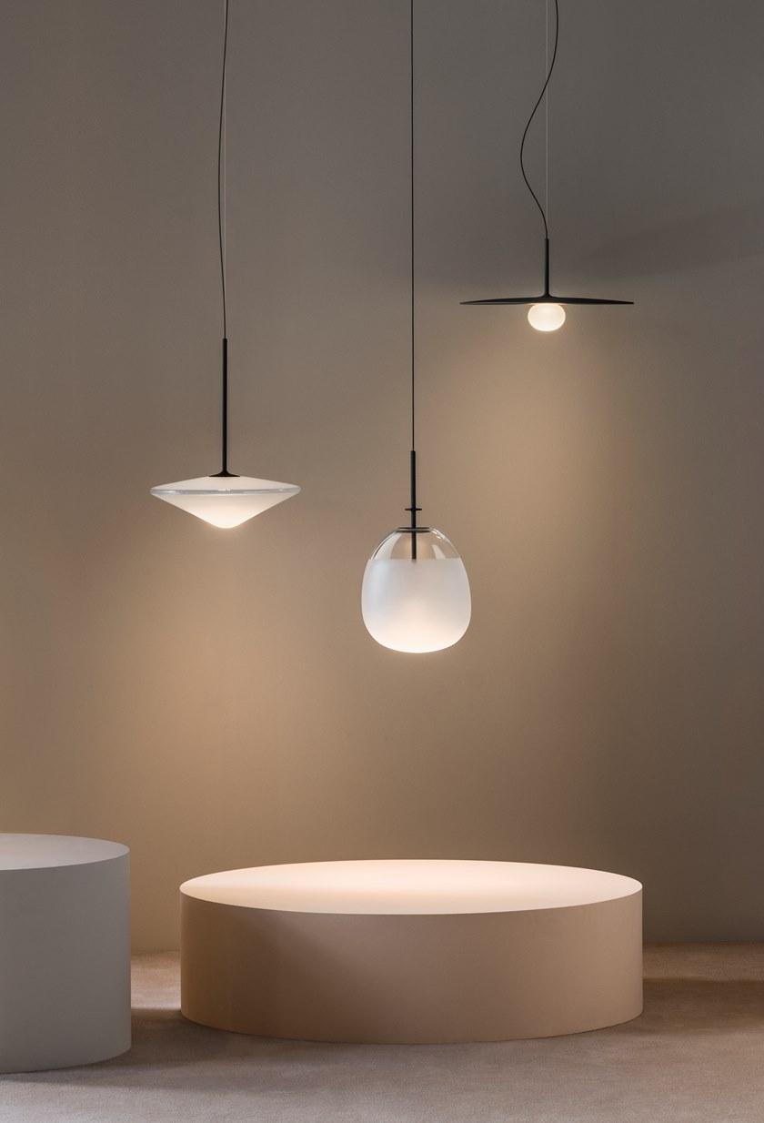 Vibia Светодиодный подвесной светильник прямого света из стали и стекла Tempo sun-id-1386351 - Вид №3