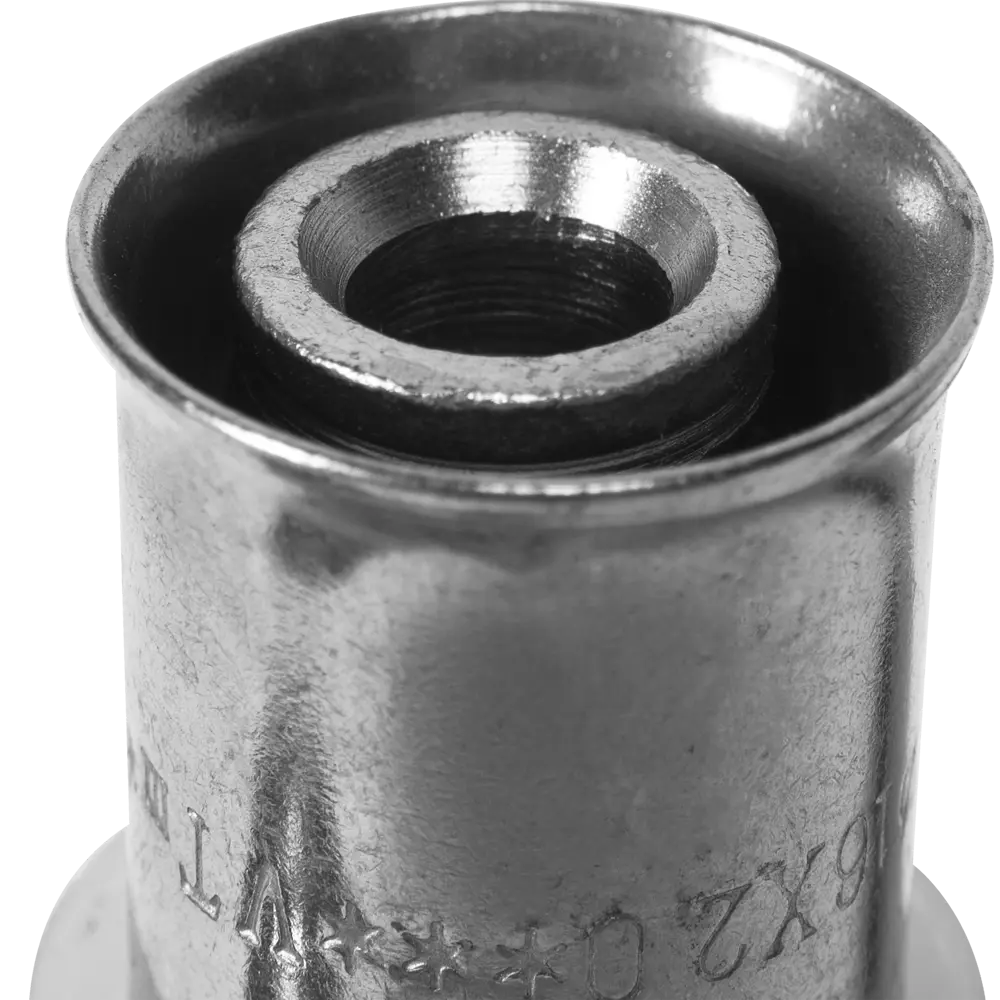 Тройник переходной Valtec 20x16x20 мм никелированная латунь VTM.231.N.201620 STLM-2142419 - Вид №4