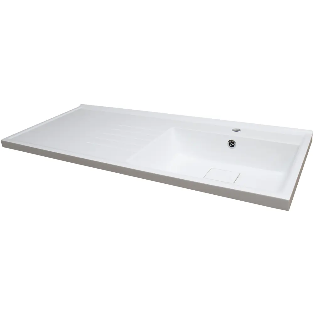 Раковина Mira из литьевого мрамора 120 см Santreyd STLM-2118665 - Вид №3