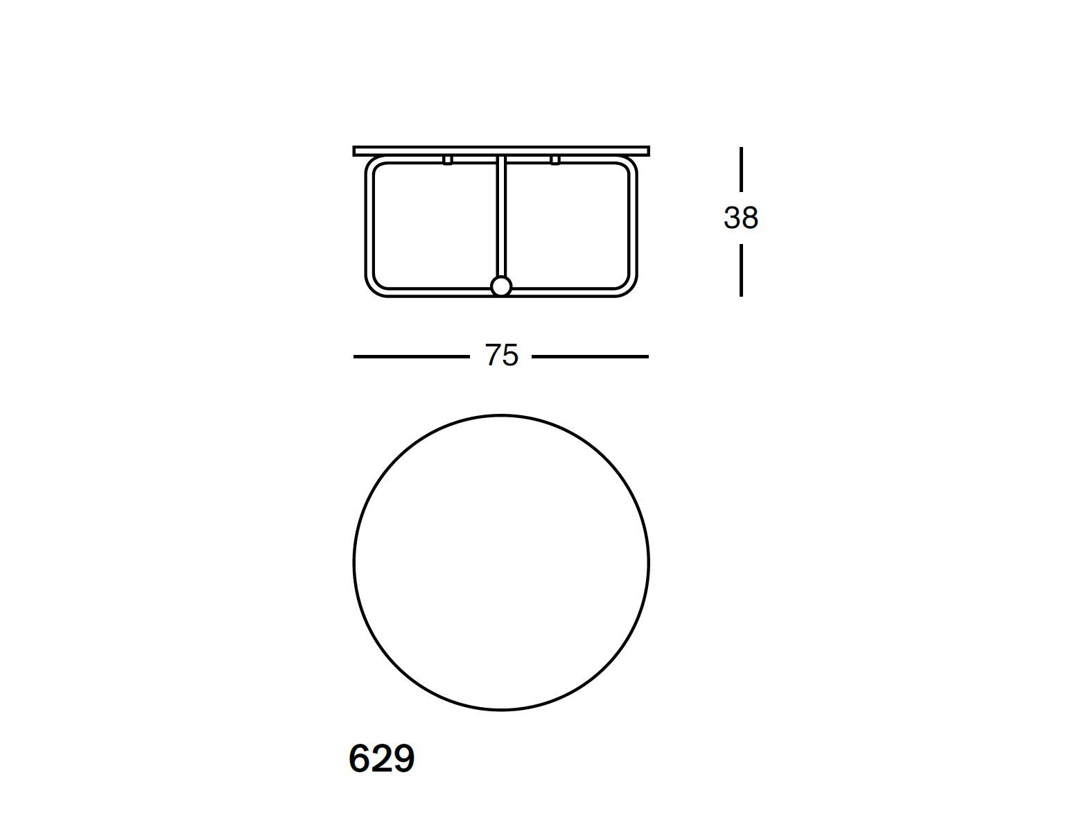 Кожаный журнальный столик для гостиной Zanotta TOTO ARCH-00128812 - Вид №2