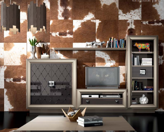 107790 Модульная стенка под ТВ Capitone 338,5 см La Ebanisteria Berlin