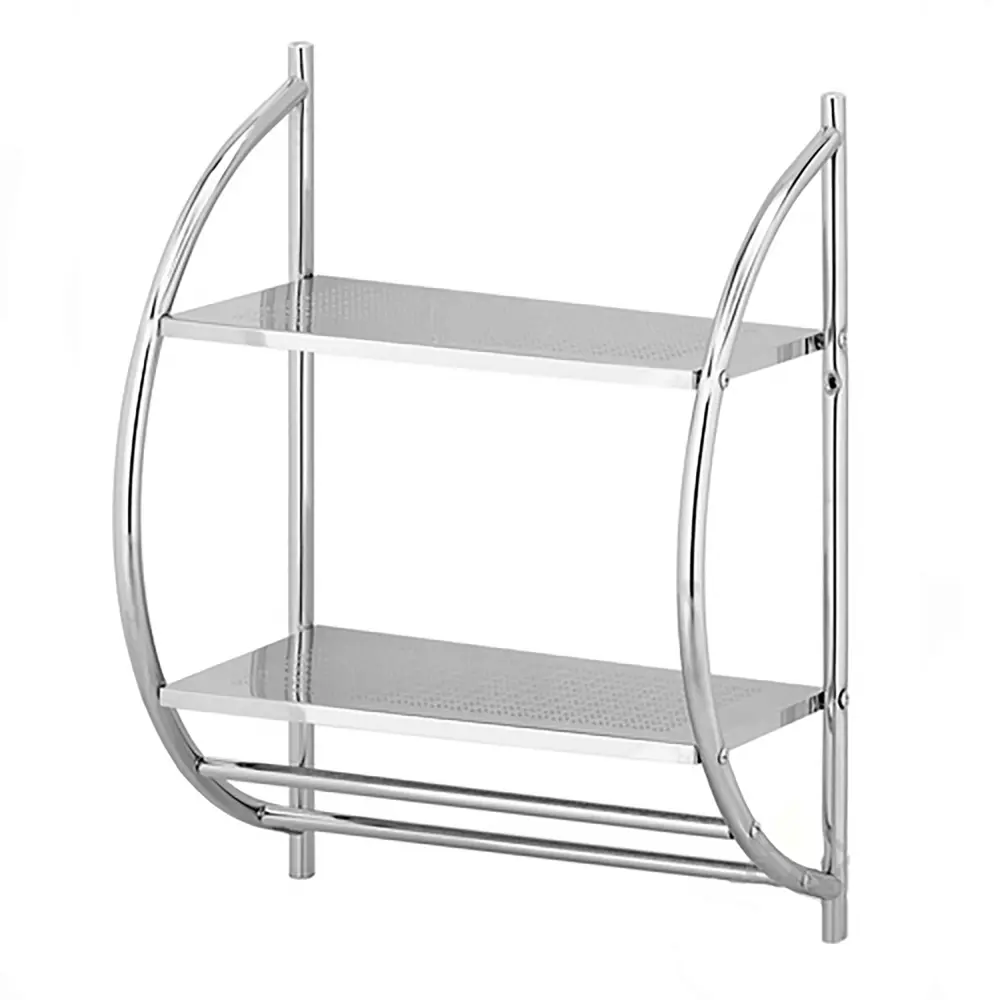 Полка для ванной Swensa двухъярусная с полочками металл SWFL STLM-2102548