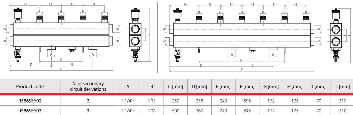 Giacomini Коллектор центрального отопления с гидравлическим сепаратором sun-id-1390343 - Вид №1