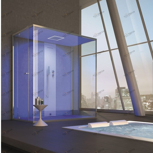 Ограждение для душа и турецкой бани Gemini 6 180х110 см 1GNU7S0 Gruppo Geromin