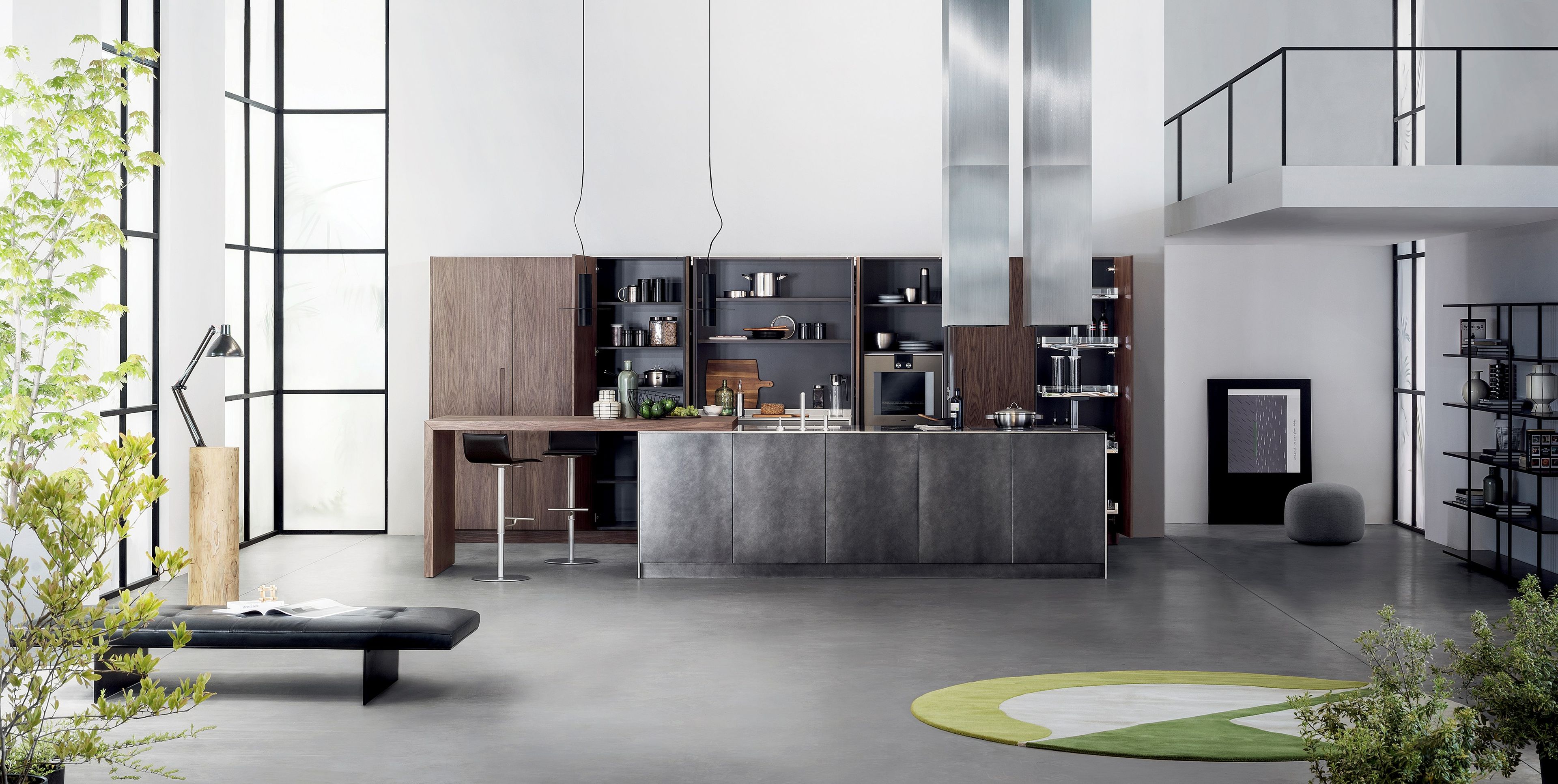 Кухня с выдвижными ящиками TM Italia Cucine D90 ARCH-00058172 - Вид №2