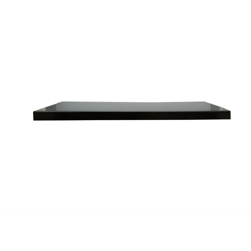 Столешница в ванную Scandi 160x47 см литой мрамор цвет черный Santreyd STLM-2199609 - Вид №2