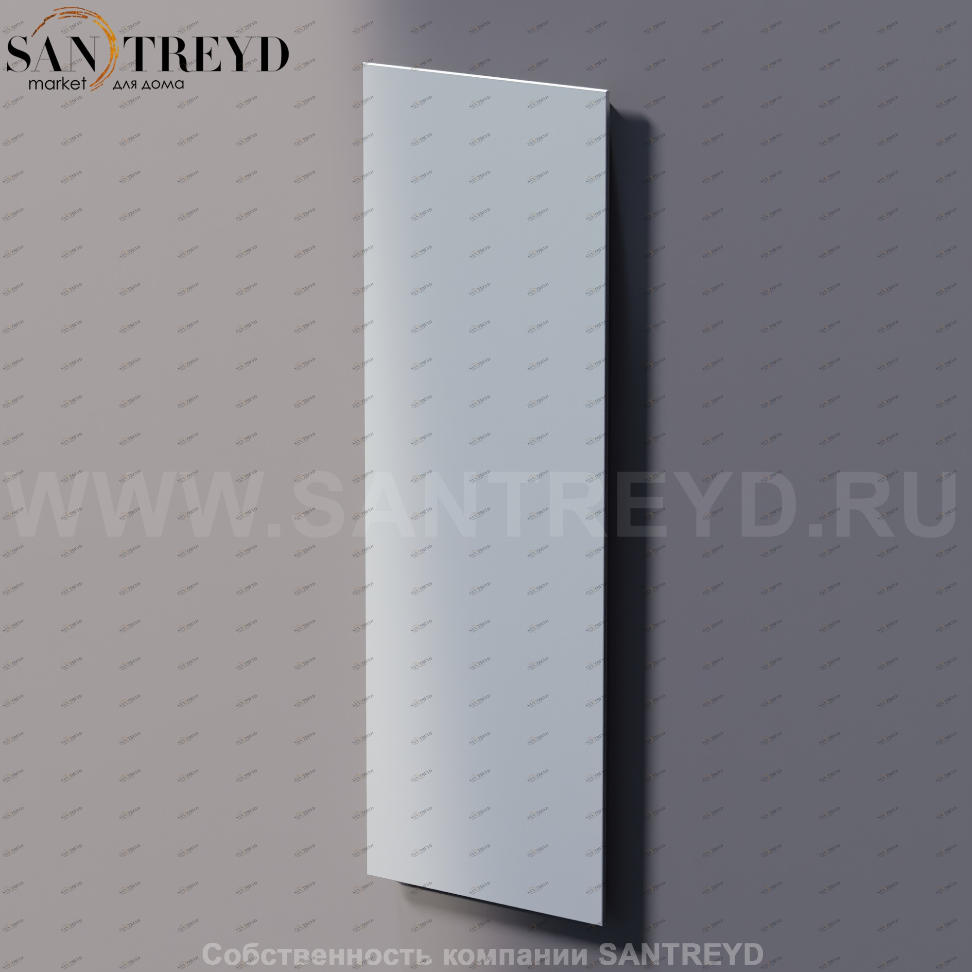 Agape NUDO Прямоугольное вертикальное зеркало: длина 35 см, высота 100 см ASPE1035V