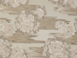 Жаккардовая ткань с цветочным рисунком