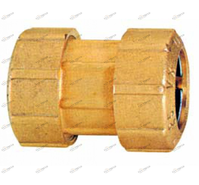 GENEBRE 0020 09 Двойной соединитель с прямой муфтой 