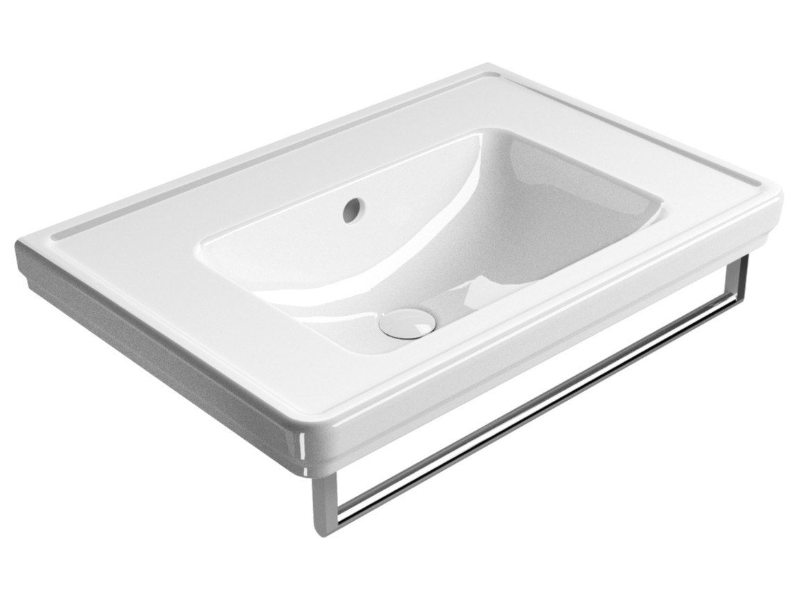 Прямоугольная подвесная раковина GSI ceramica Classic ARCH-00060546