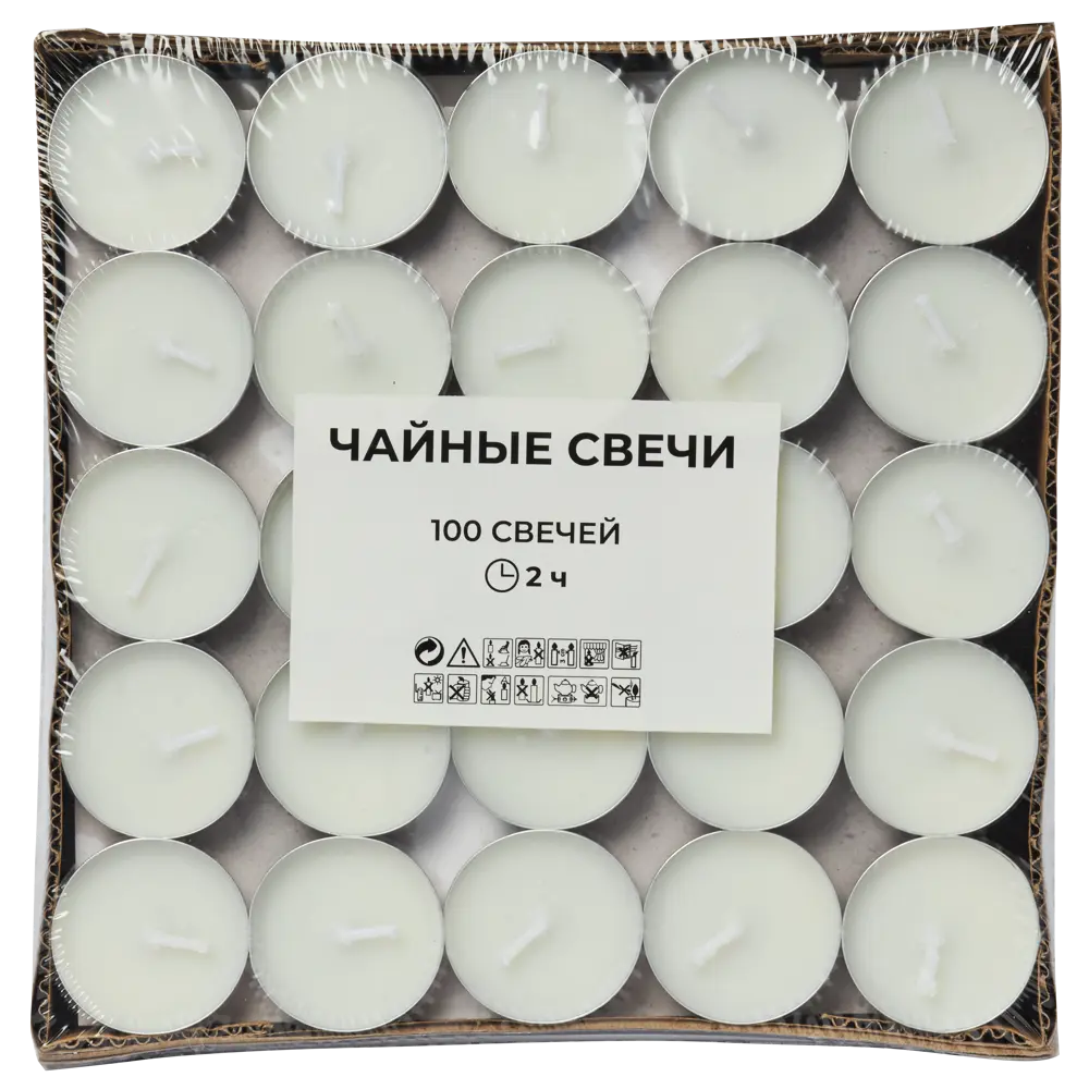 Набор чайных свечей YFC27012 белый 100 шт. 89399677 STLM-2109515 Santreyd  - Вид №1